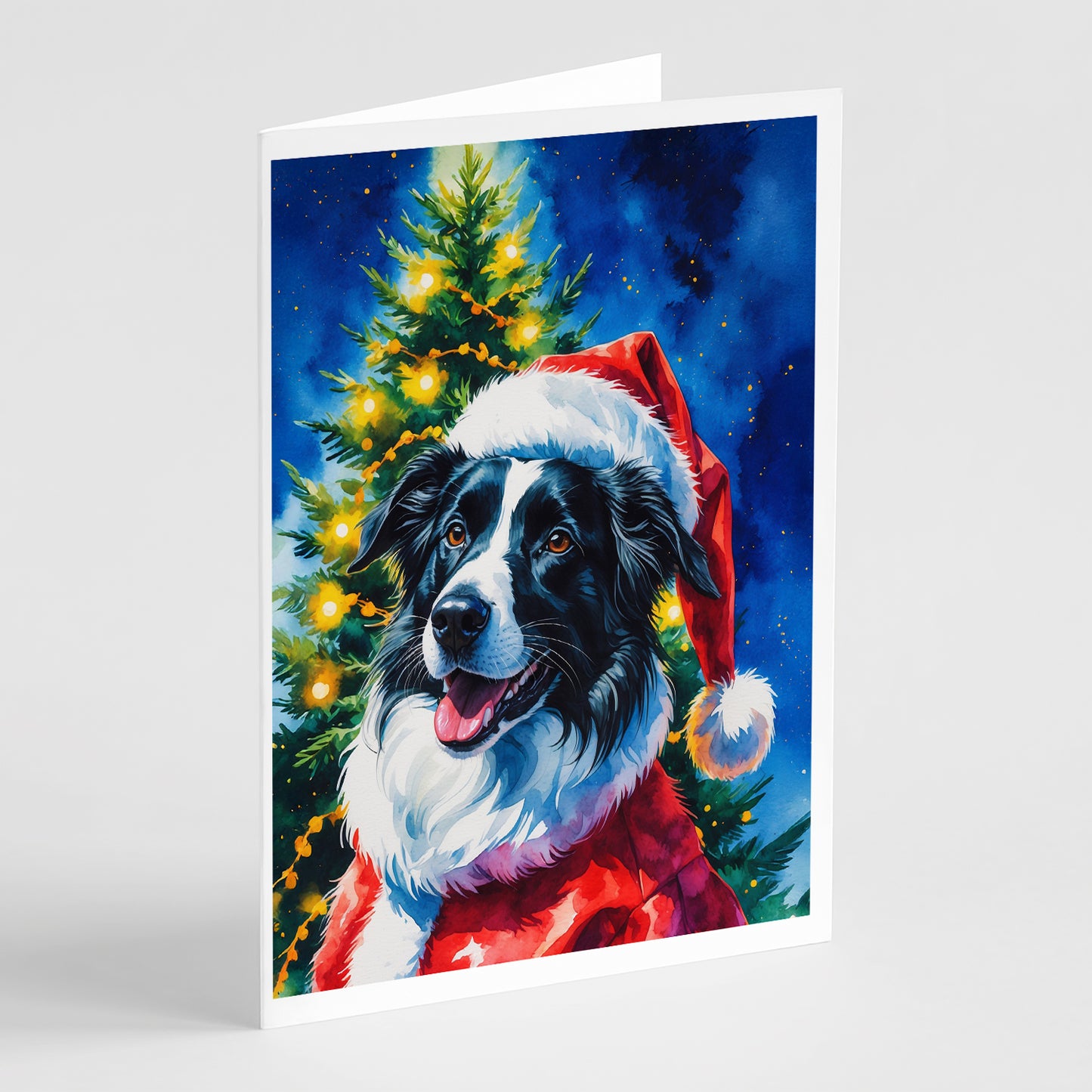 Buy this Border Collie Christmas Greeting Cards Pack of 8