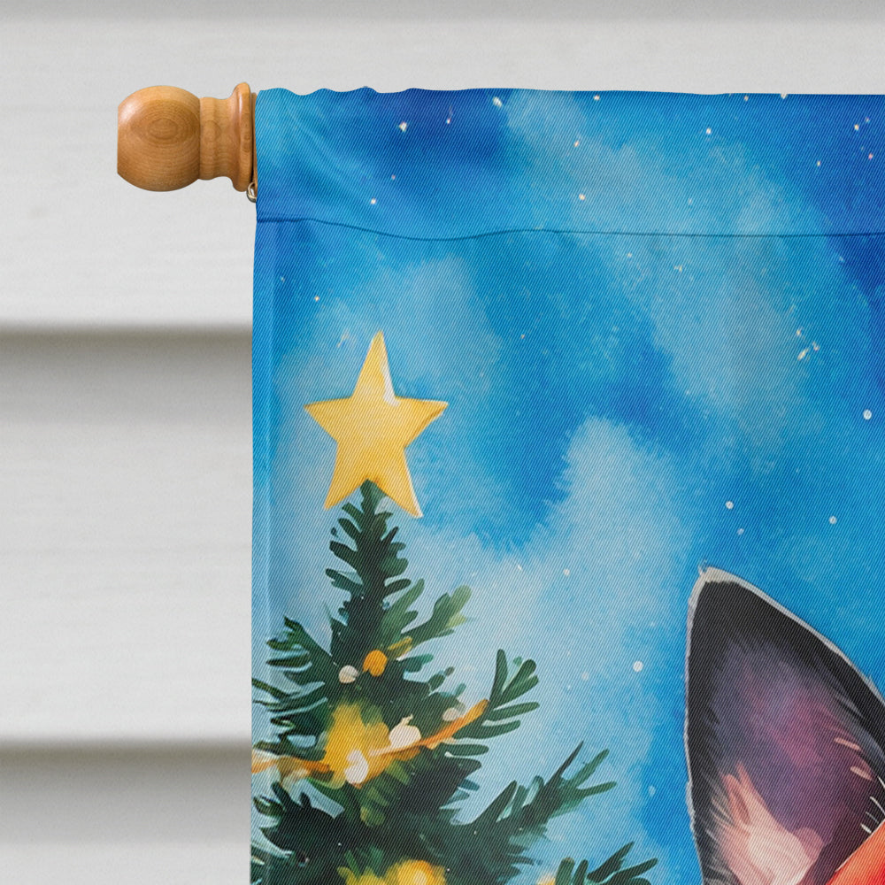 Boston Terrier Christmas House Flag