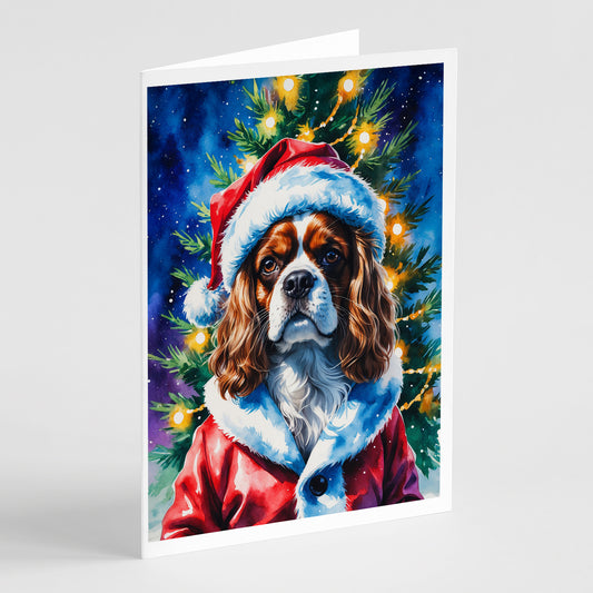 Buy this Cavalier Spaniel Christmas Greeting Cards Pack of 8
