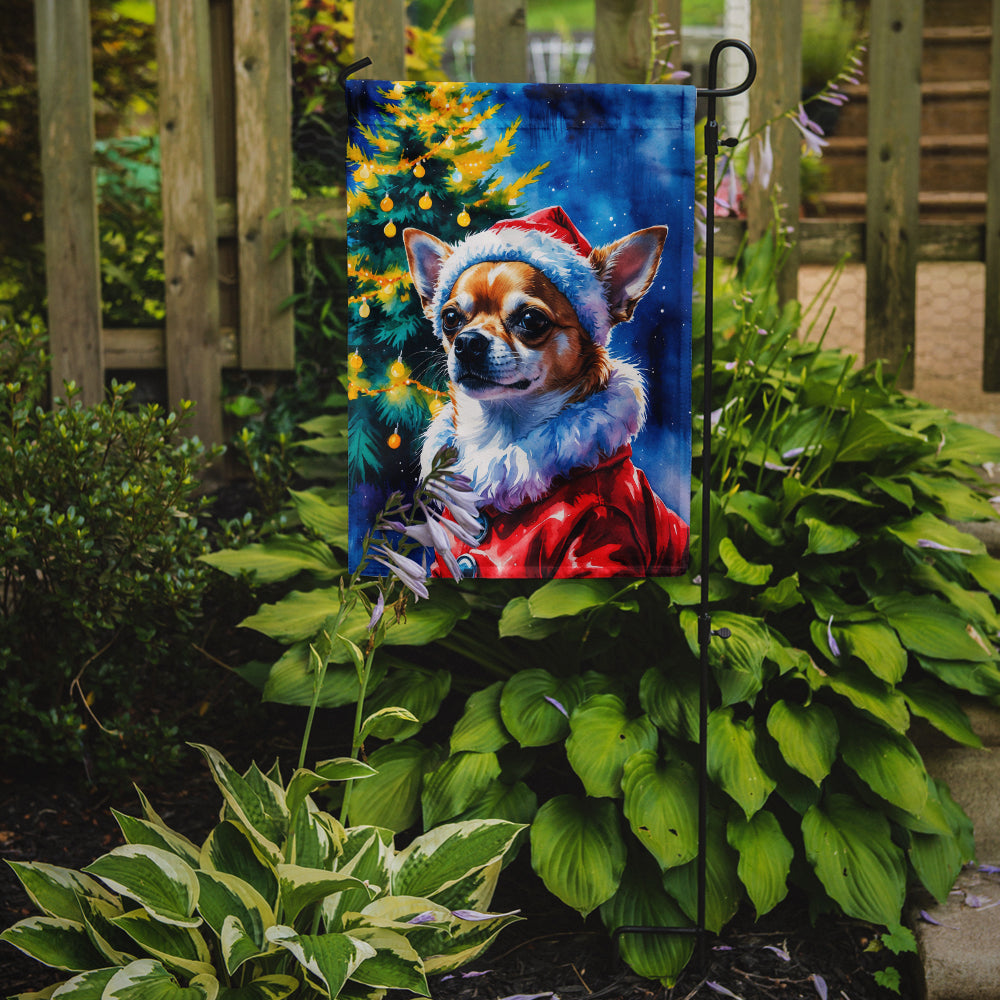 Chihuahua Christmas Garden Flag