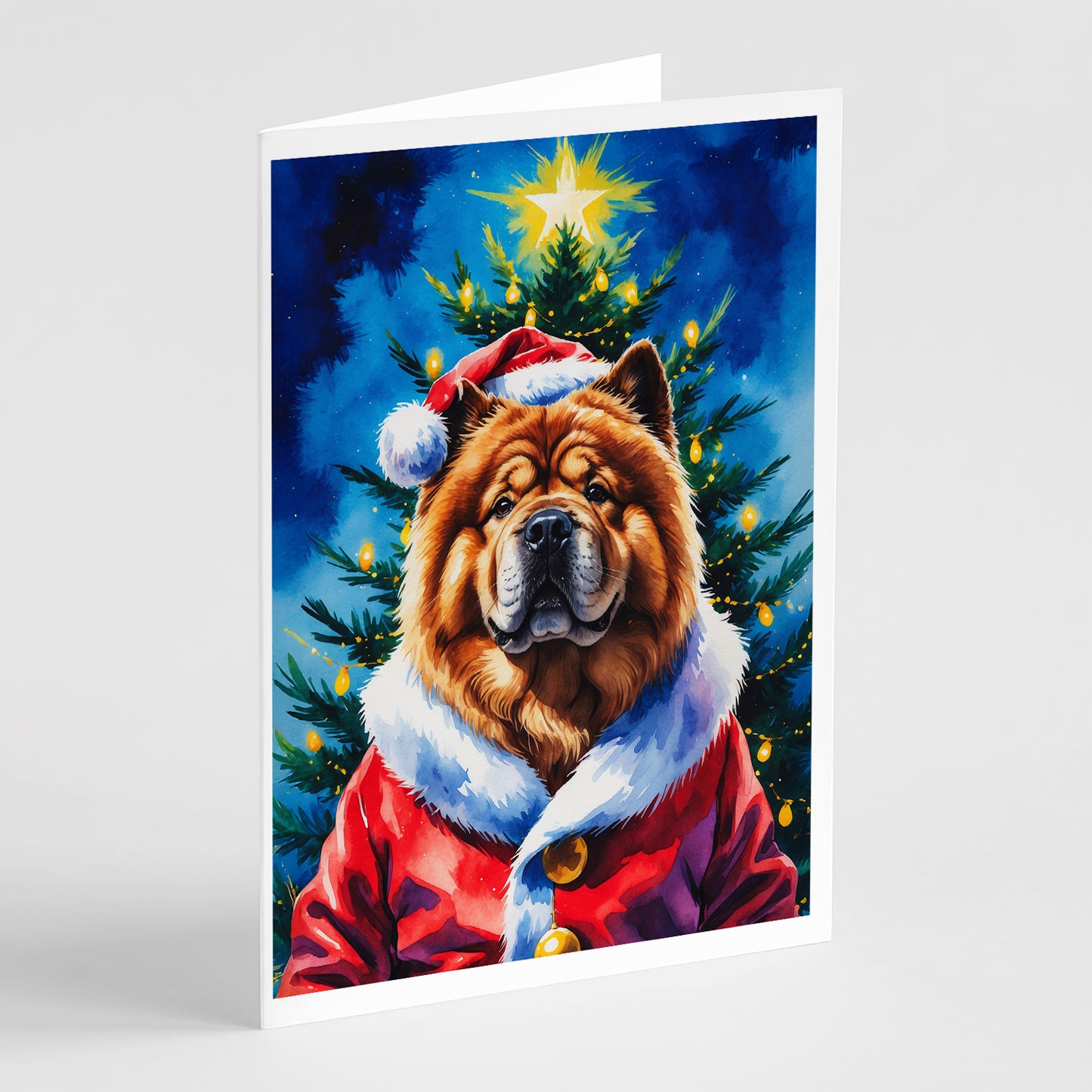Buy this Chow Chow Christmas Greeting Cards Pack of 8