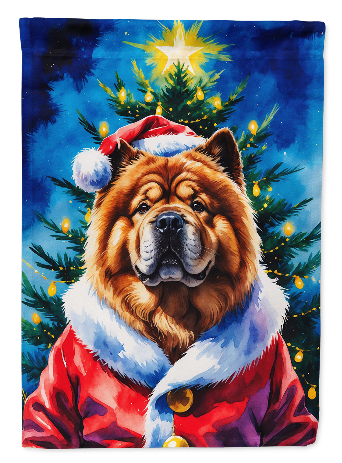 Buy this Chow Chow Christmas Garden Flag