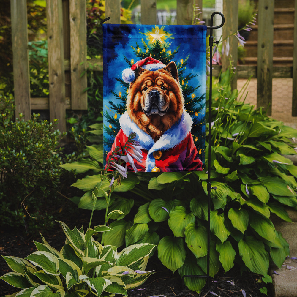 Chow Chow Christmas Garden Flag