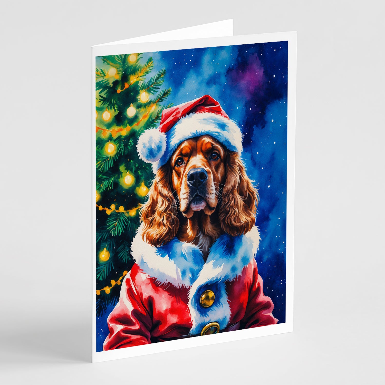 Buy this Cocker Spaniel Christmas Greeting Cards Pack of 8