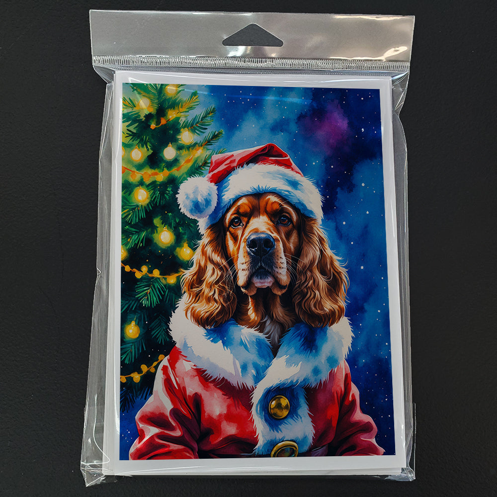 Cocker Spaniel Christmas Greeting Cards Pack of 8