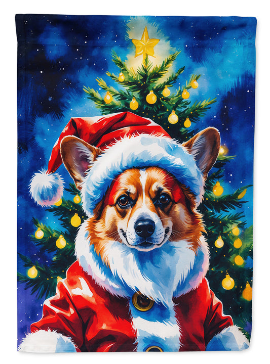 Buy this Corgi Christmas House Flag