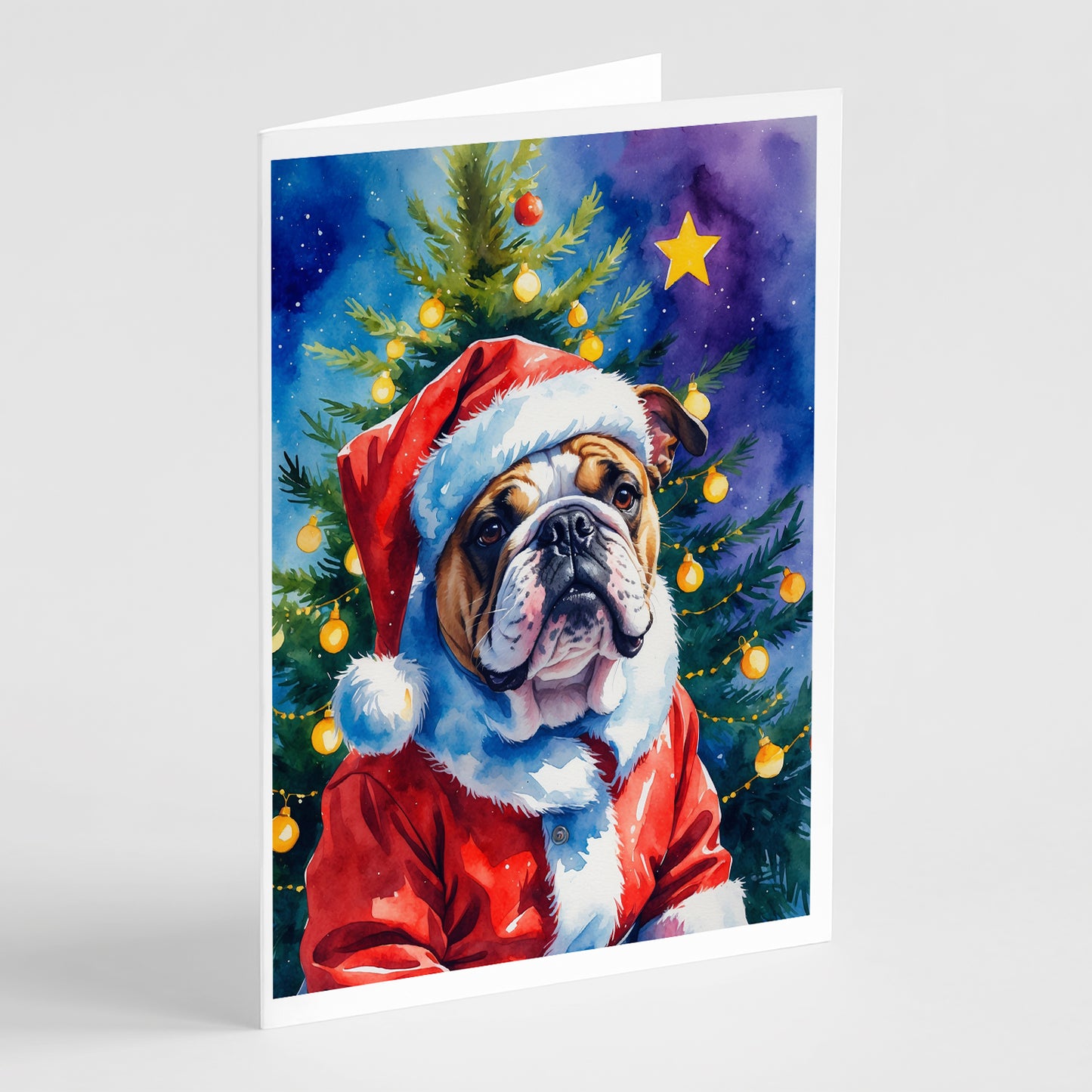 Buy this English Bulldog Christmas Greeting Cards Pack of 8
