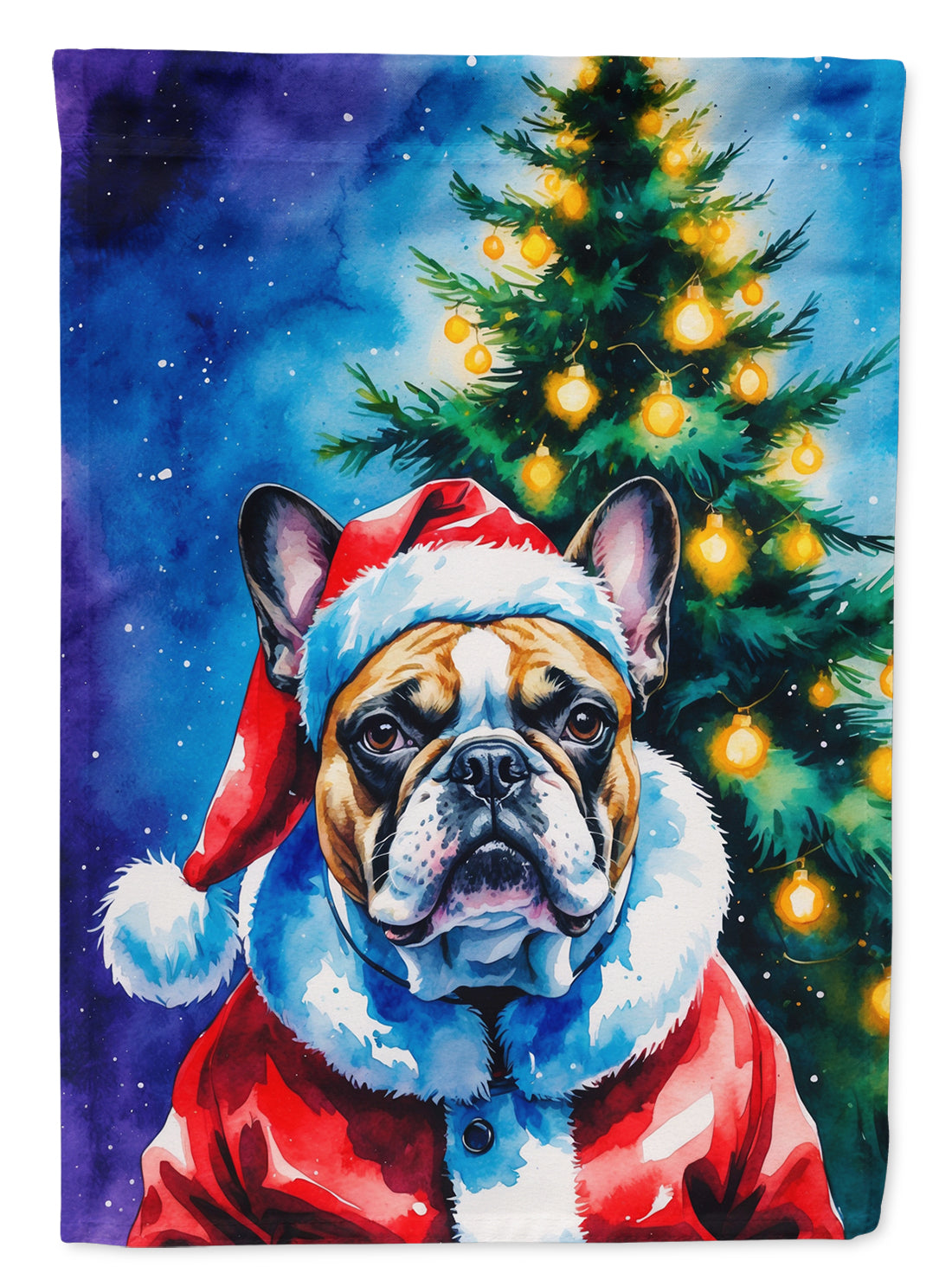 Buy this French Bulldog Christmas House Flag