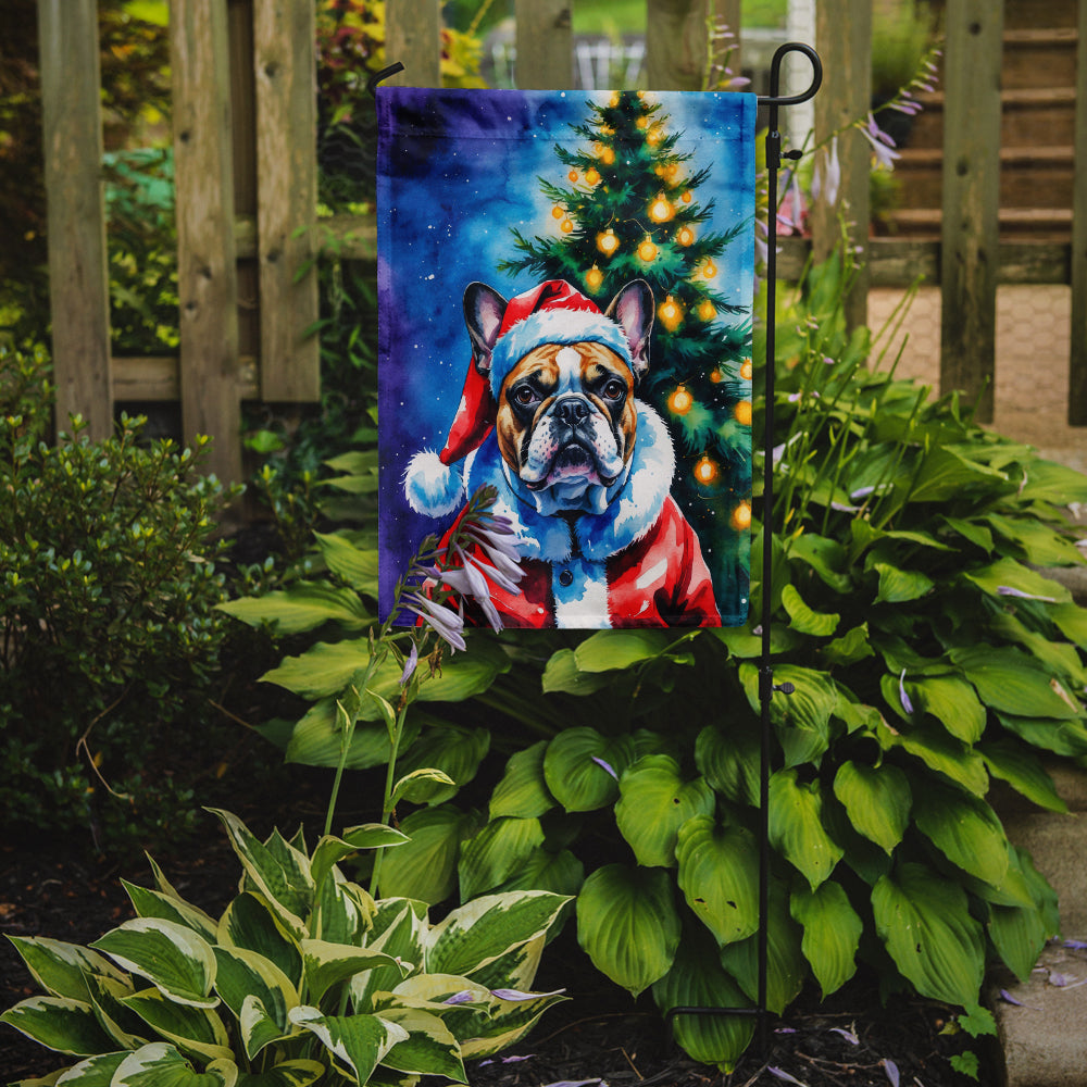 French Bulldog Christmas Garden Flag