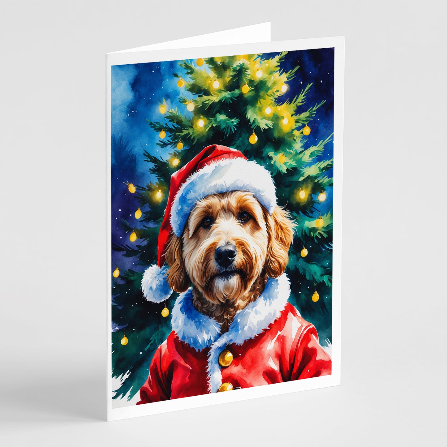 Buy this Goldendoodle Christmas Greeting Cards Pack of 8