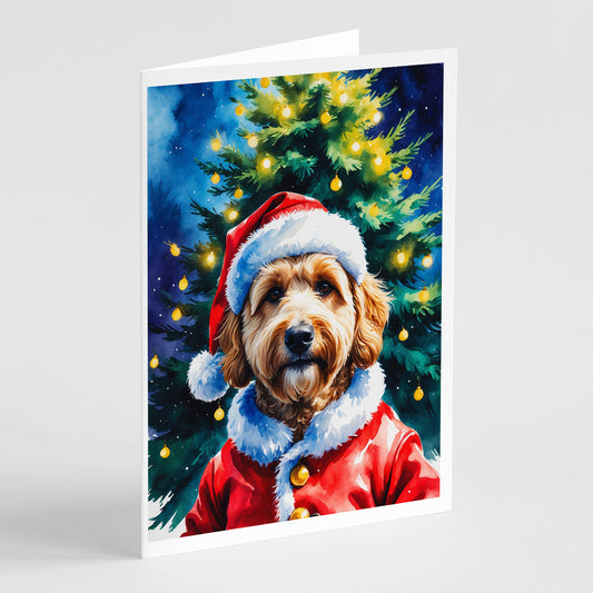 Buy this Goldendoodle Christmas Greeting Cards Pack of 8