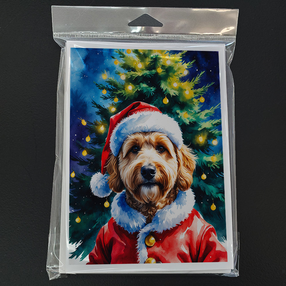 Goldendoodle Christmas Greeting Cards Pack of 8