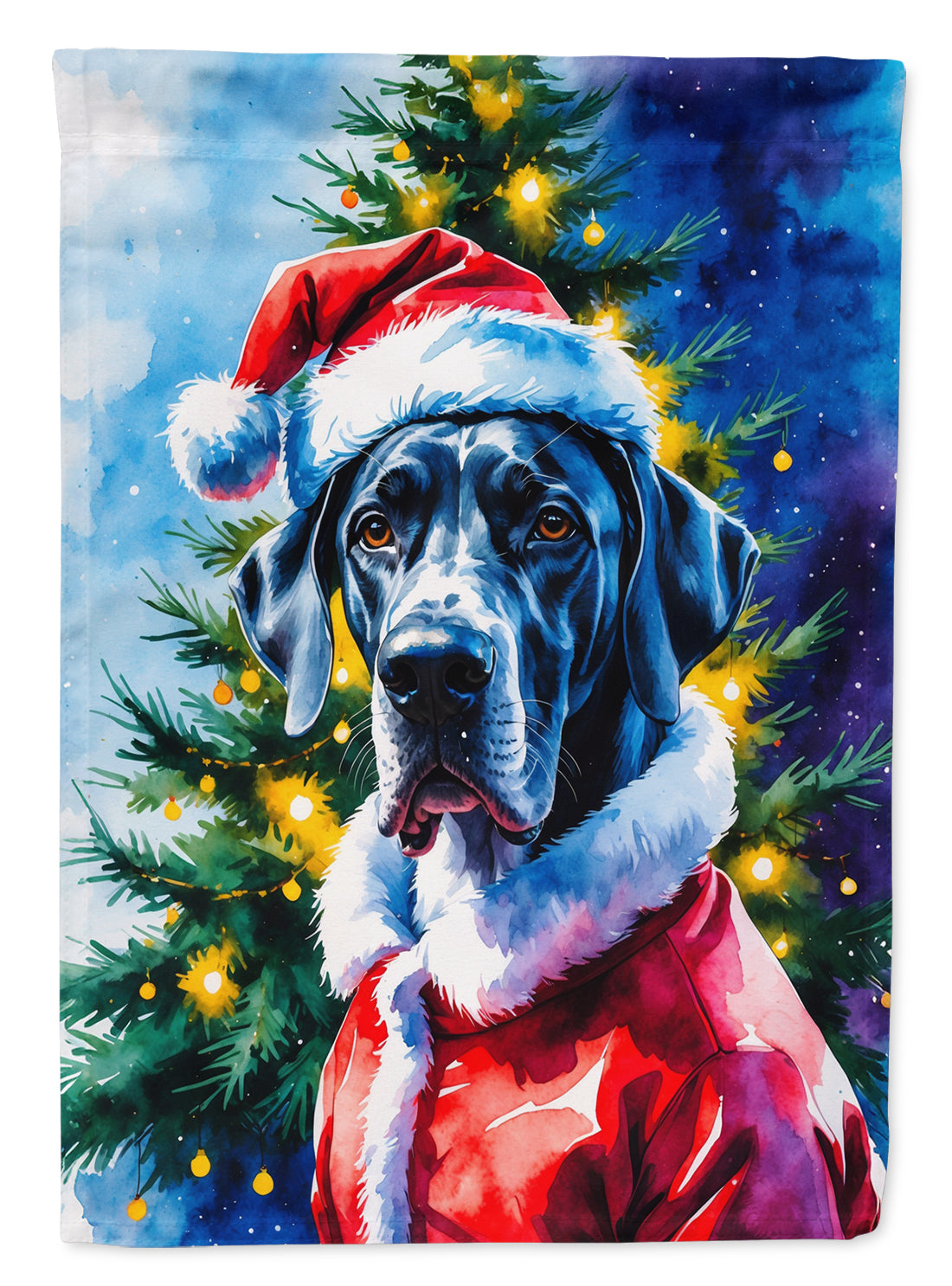 Buy this Great Dane Christmas House Flag
