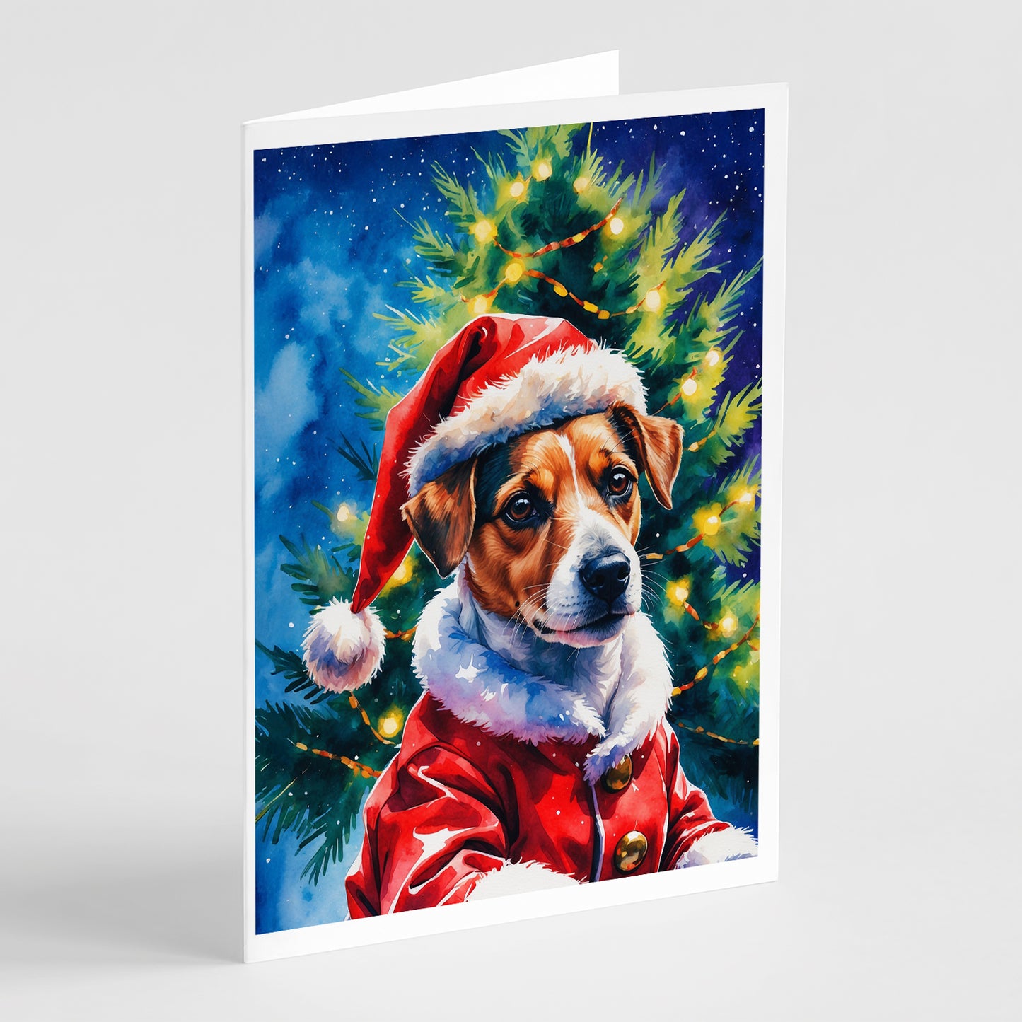 Buy this Jack Russell Terrier Christmas Greeting Cards Pack of 8