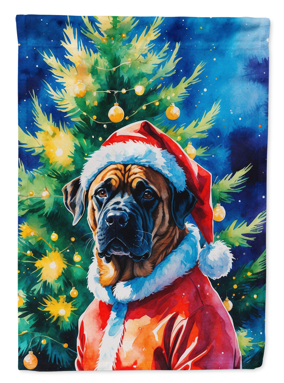 Buy this Mastiff Christmas Garden Flag