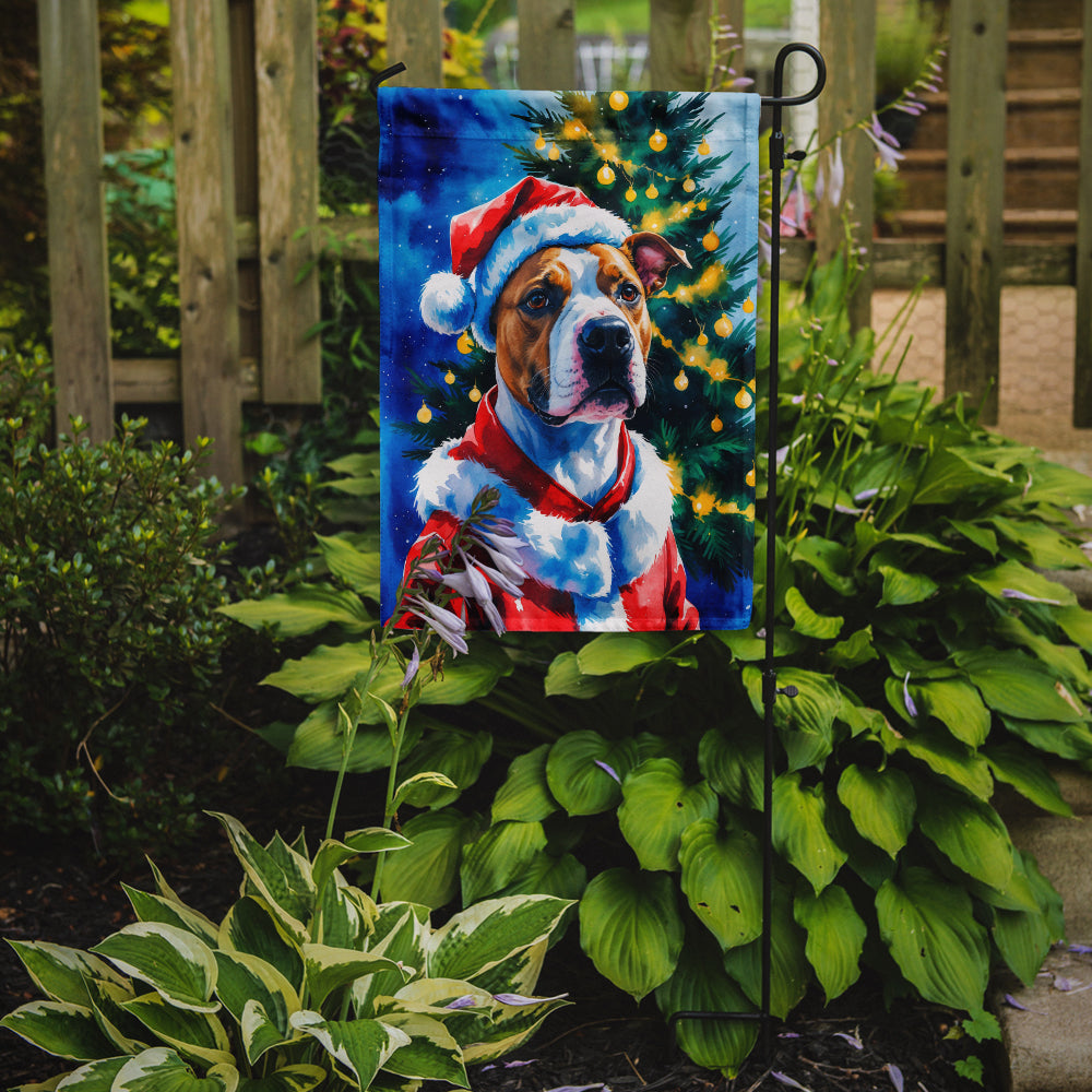Pit Bull Terrier Christmas Garden Flag