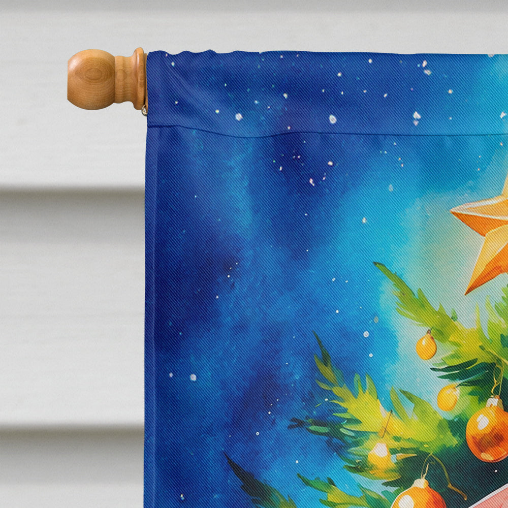 Rottweiler Christmas House Flag