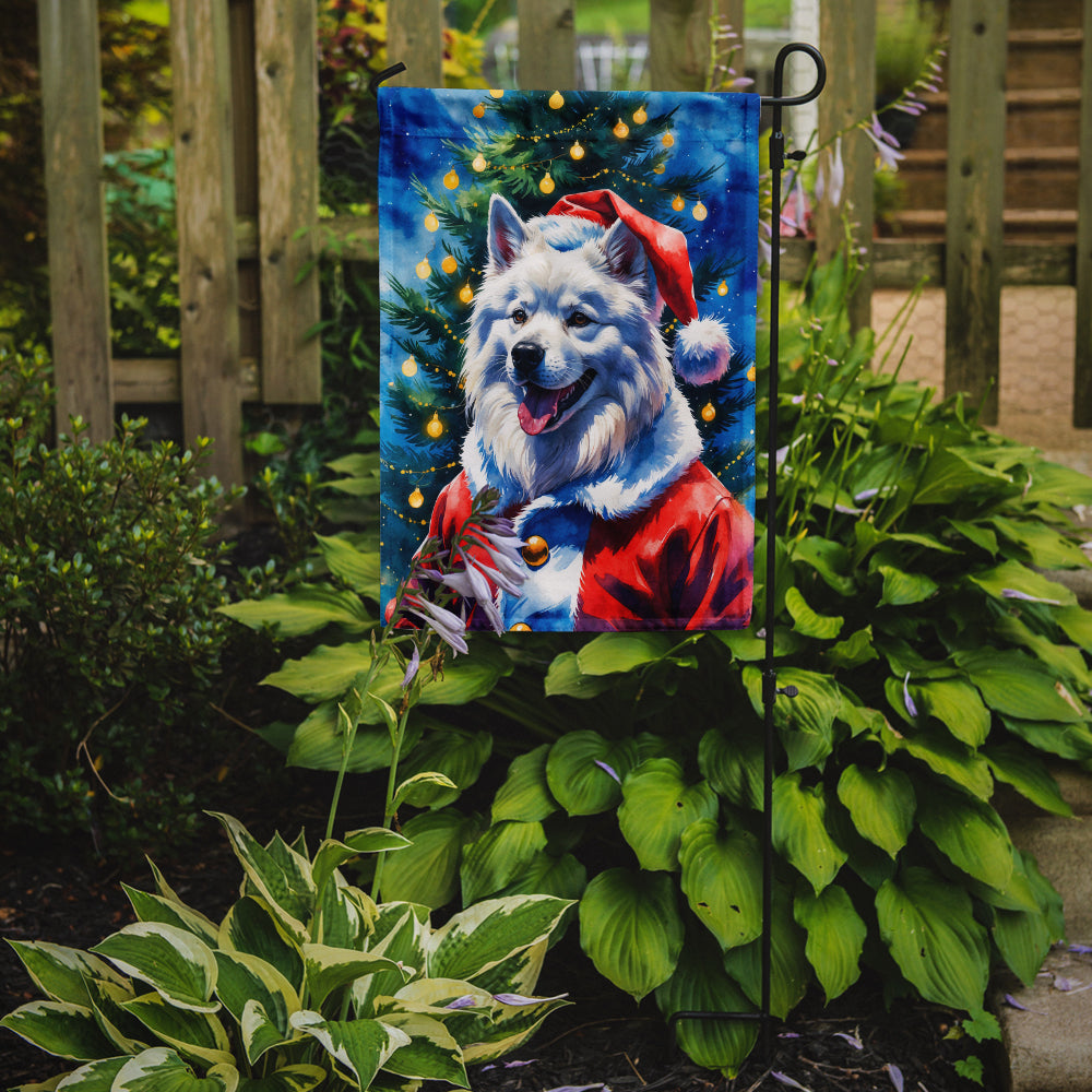 Samoyed Christmas Garden Flag