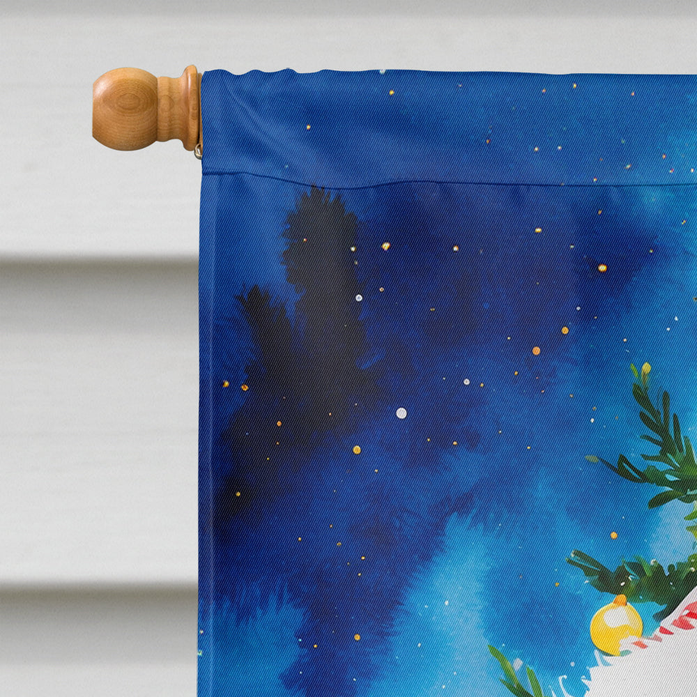 Schnauzer Christmas House Flag