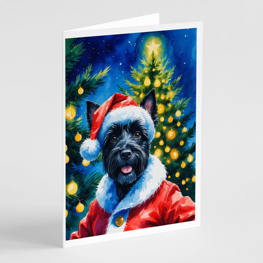 Buy this Scottish Terrier Christmas Greeting Cards Pack of 8
