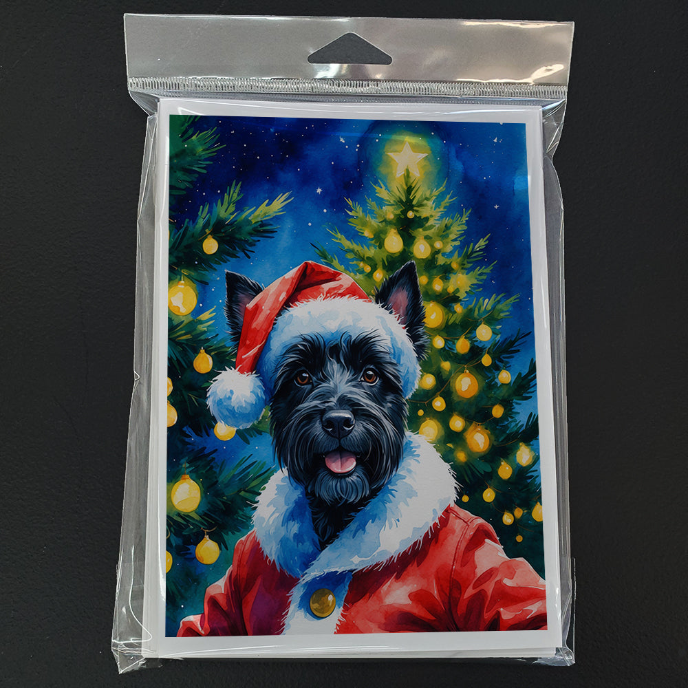 Scottish Terrier Christmas Greeting Cards Pack of 8