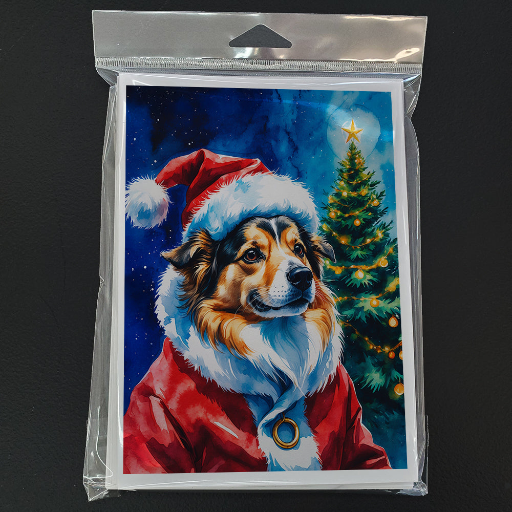 Sheltie Christmas Greeting Cards Pack of 8