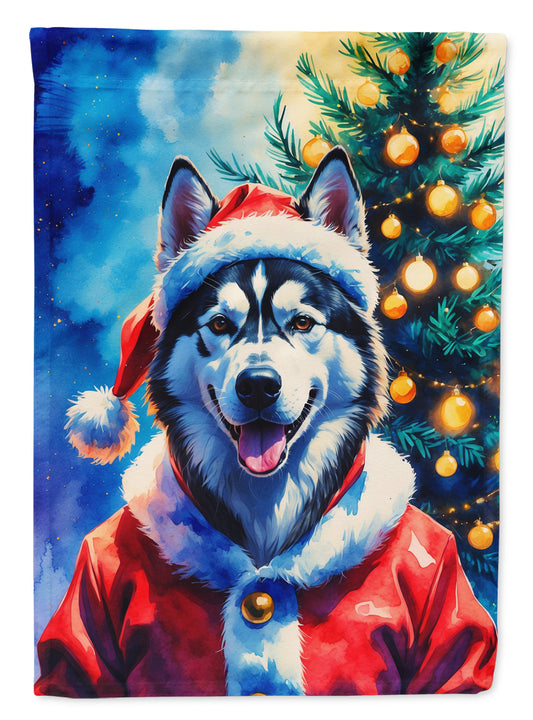 Buy this Siberian Husky Christmas Garden Flag