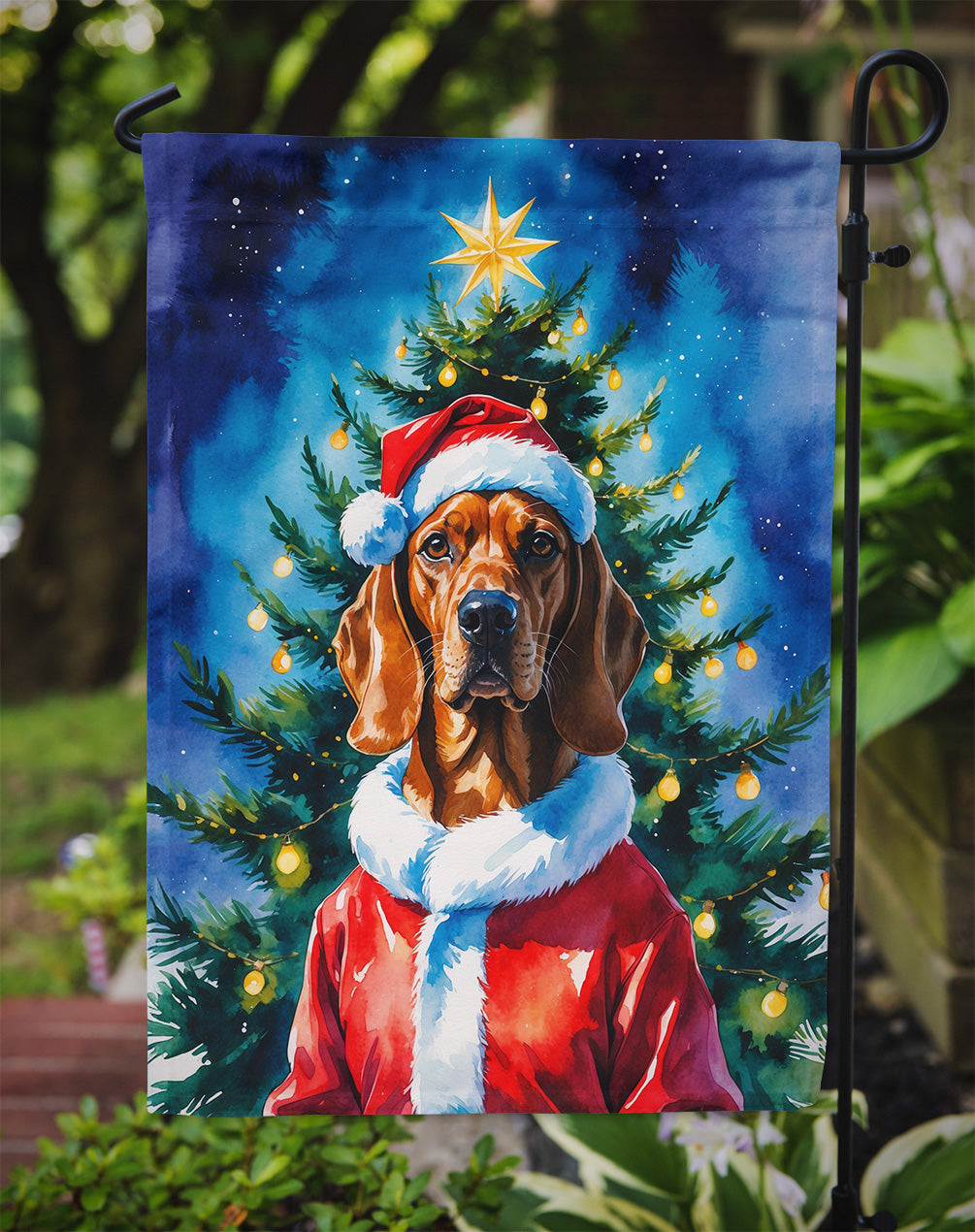Vizsla Christmas Garden Flag