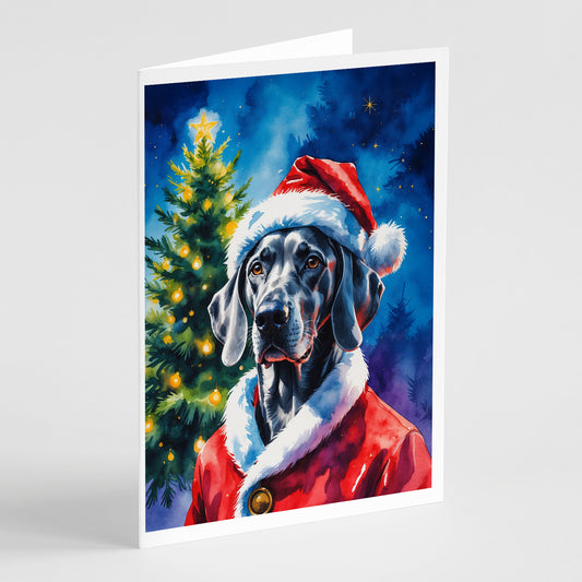 Buy this Weimaraner Christmas Greeting Cards Pack of 8
