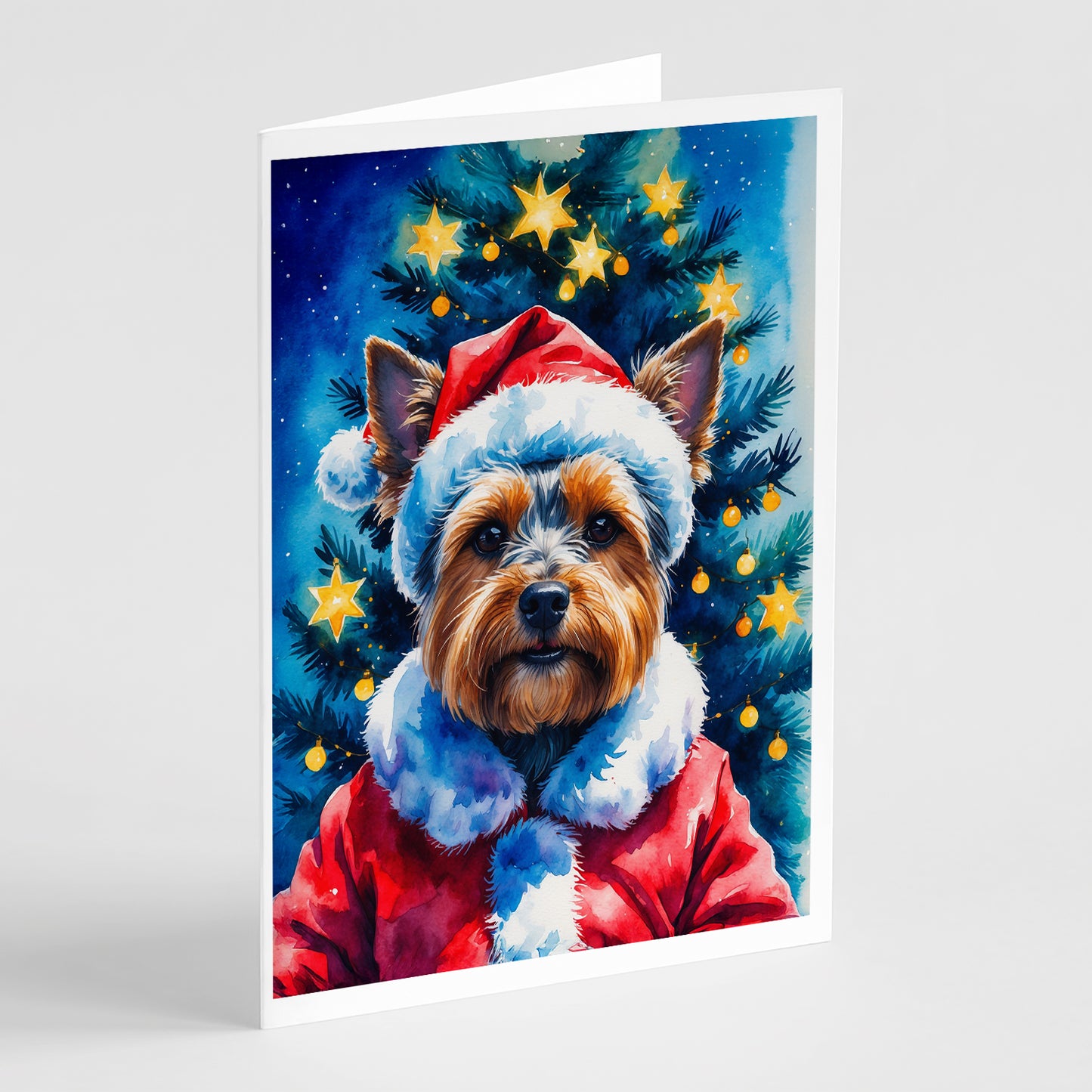 Buy this Yorkshire Terrier Christmas Greeting Cards Pack of 8
