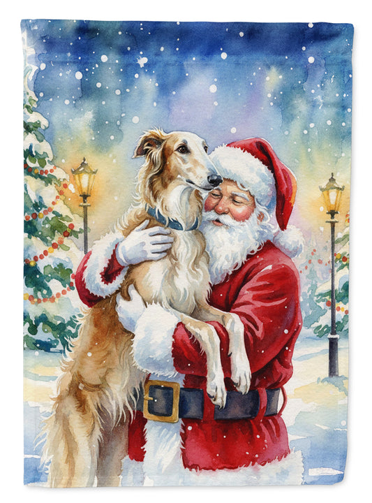 Buy this Borzoi/ with Santa Claus Garden Flag