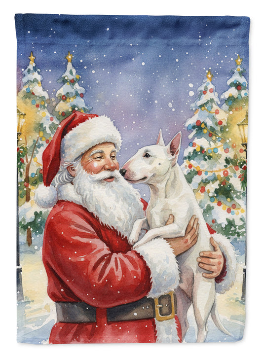 Buy this Bull Terrier with Santa Claus House Flag