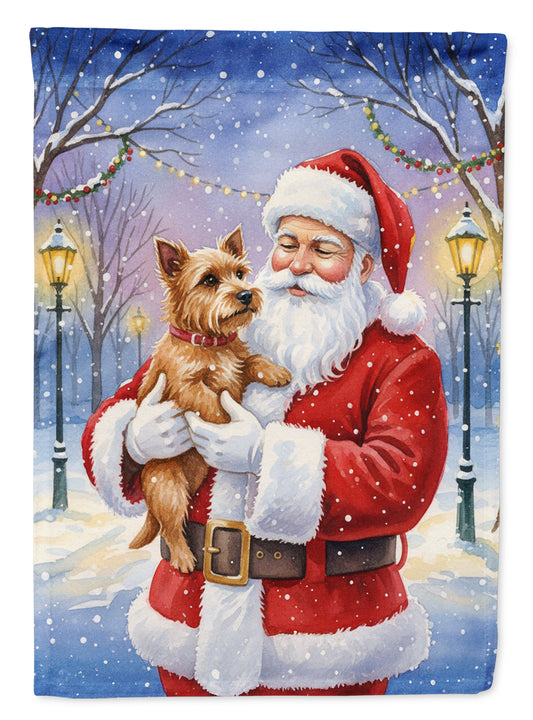 Buy this Norwich Terrier with Santa Claus Garden Flag