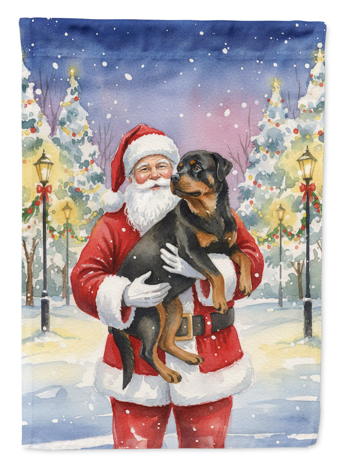 Buy this Rottweiler with Santa Claus Garden Flag