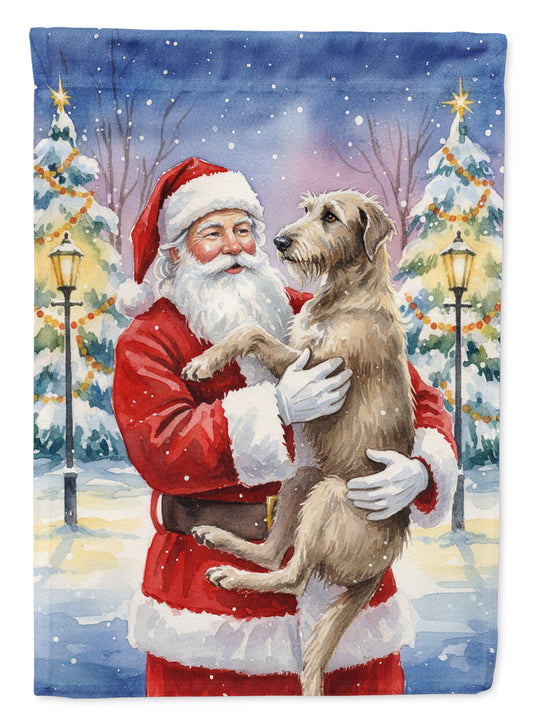 Buy this Scottish Deerhound with Santa Claus Garden Flag