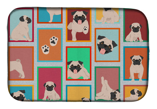 Buy this Lots of Fawn Pug Dish Drying Mat