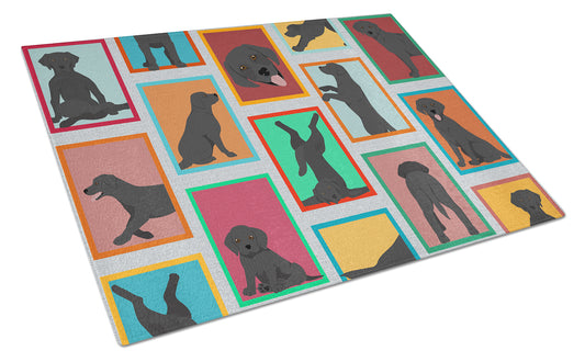 Buy this Lots of Black Labrador Retriever Glass Cutting Board