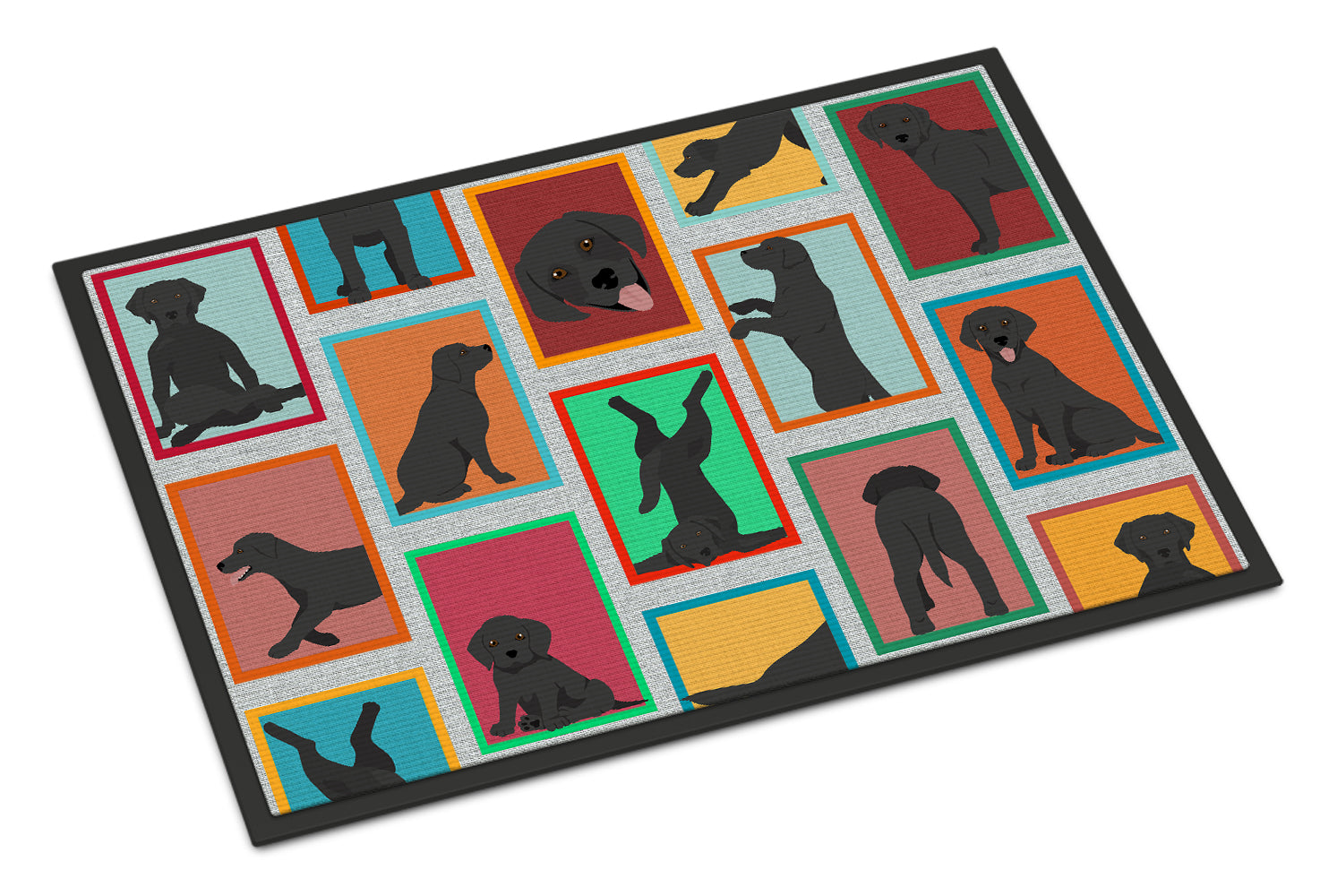 Buy this Lots of Black Labrador Retriever Doormat