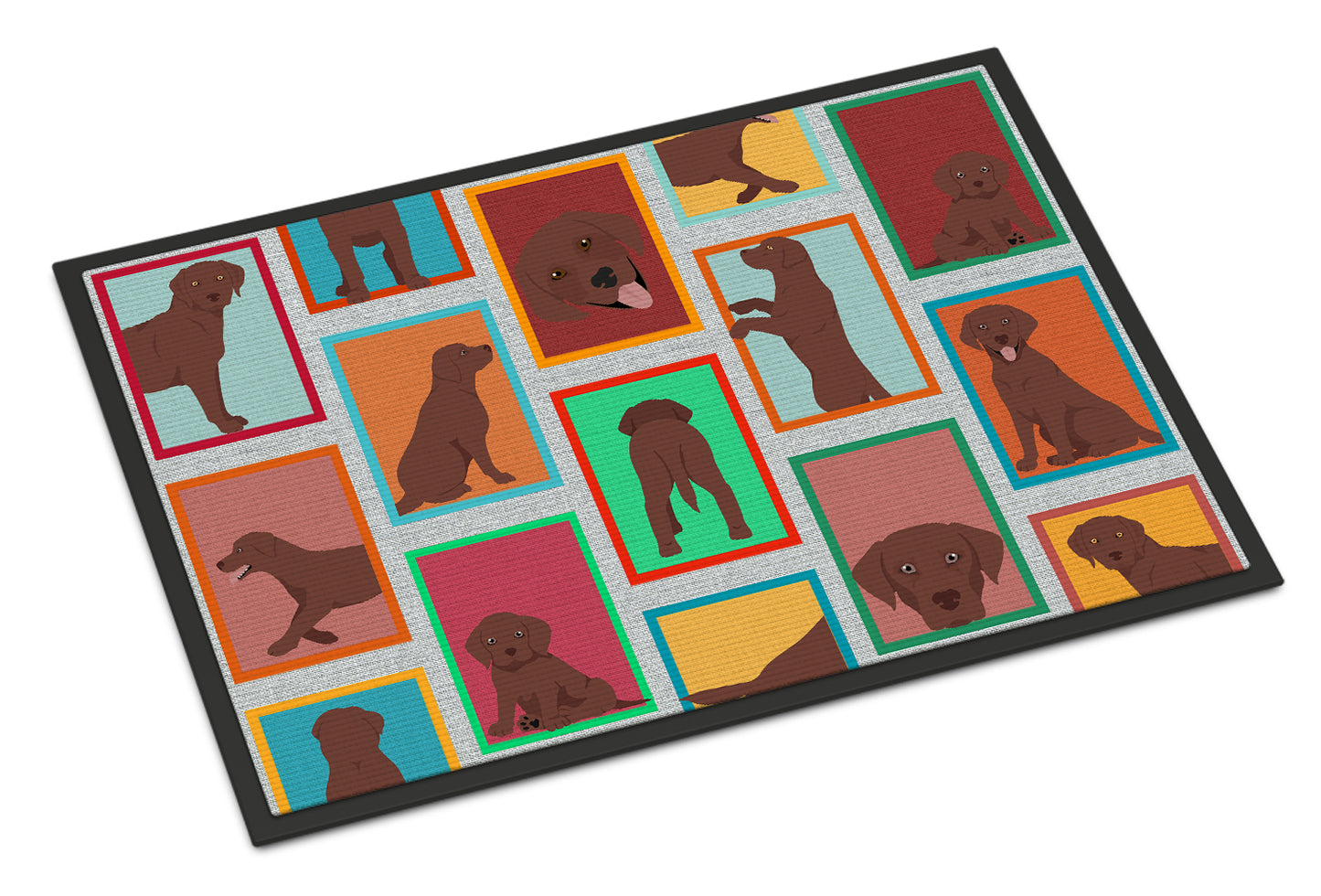 Buy this Lots of Chocolate Labrador Retriever Doormat