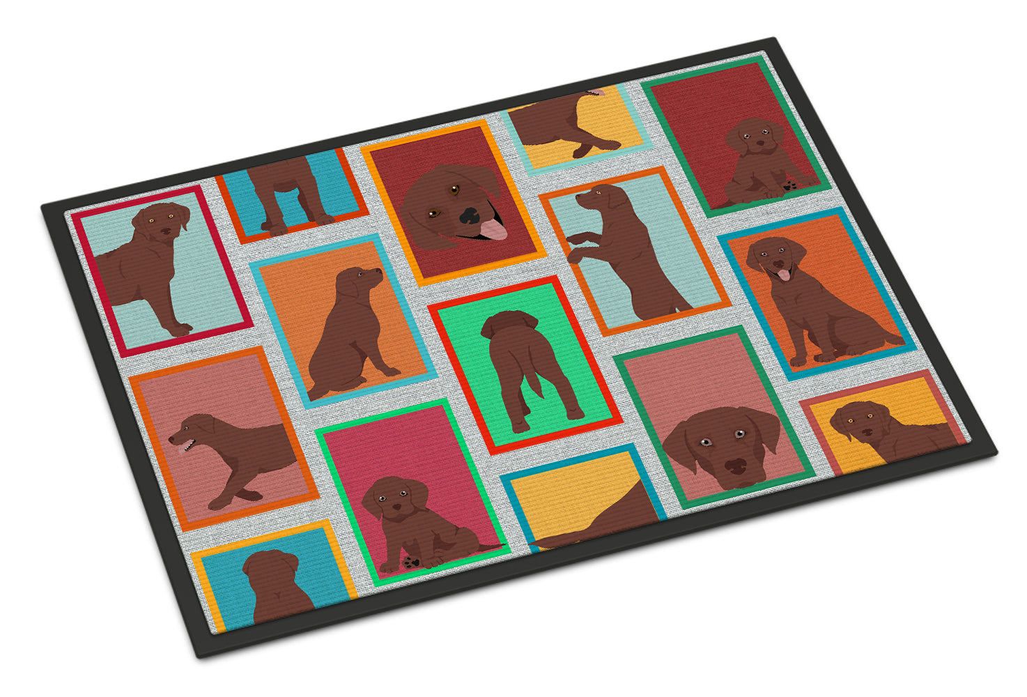 Buy this Lots of Chocolate Labrador Retriever Doormat