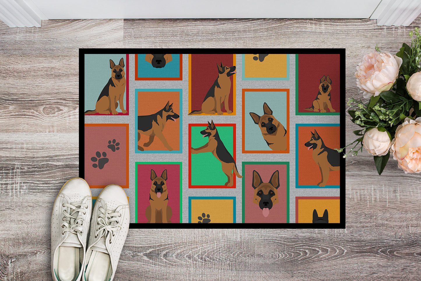 Lots of German Shepherd Doormat