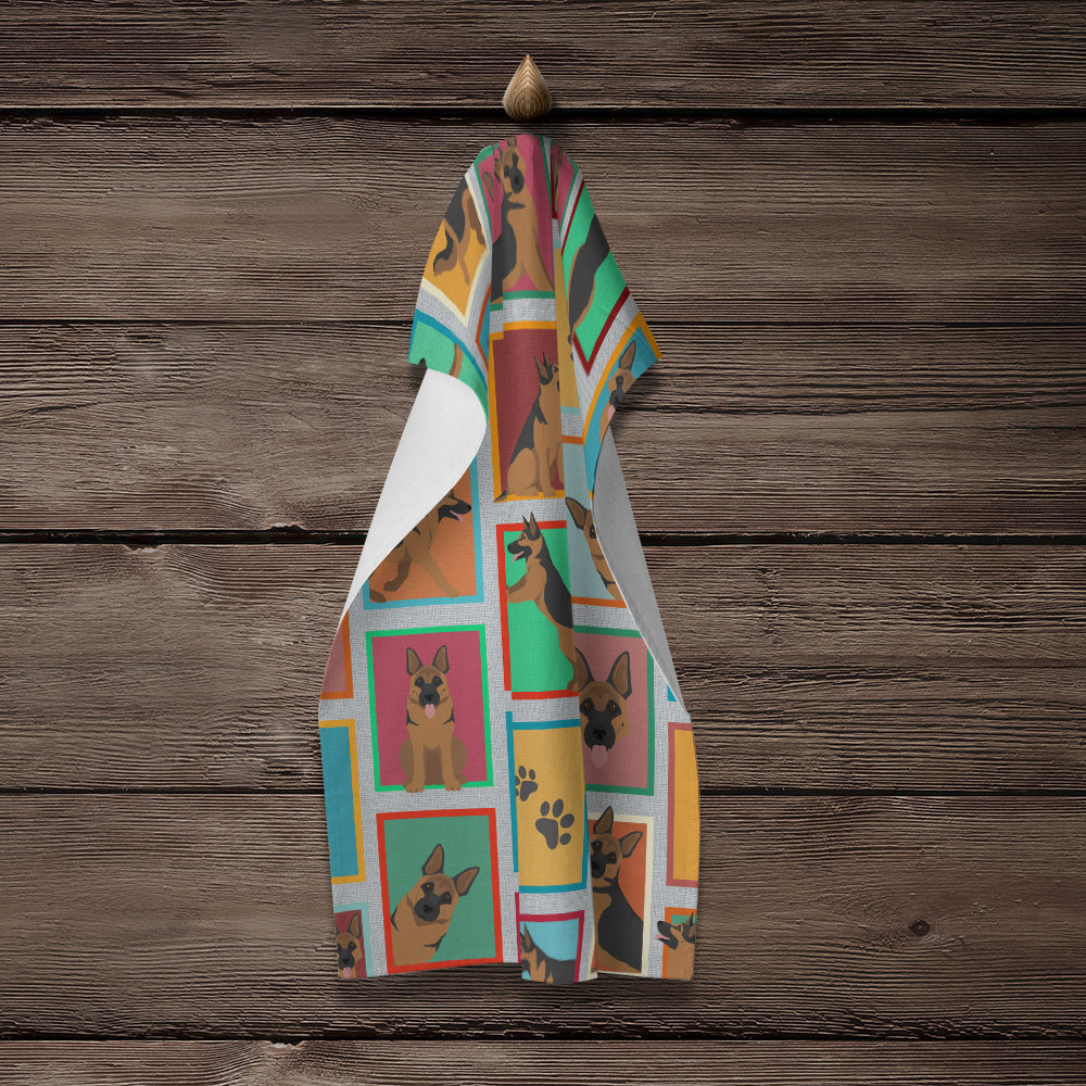 Lots of German Shepherd Kitchen Towel