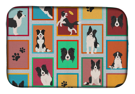 Buy this Lots of Border Collie Dish Drying Mat