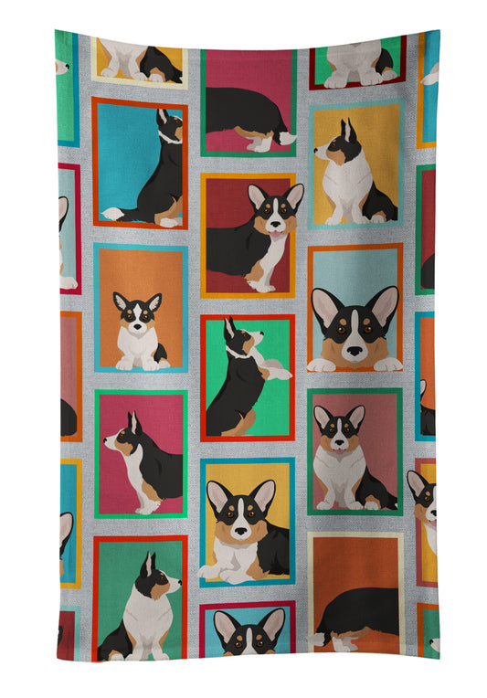 Buy this Lots of Tricolor Cardigan Corgi Kitchen Towel