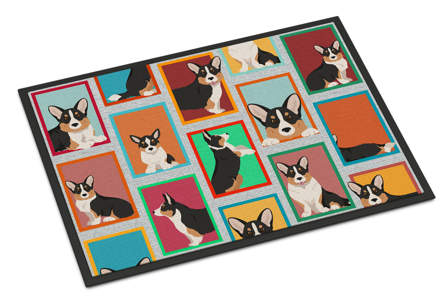 Buy this Lots of Tricolor Cardigan Corgi Doormat