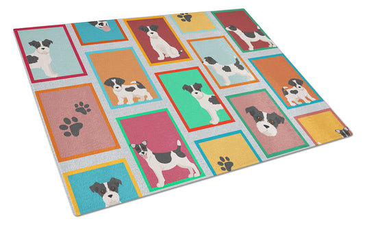 Buy this Lots of Jack Russell Terrier Glass Cutting Board