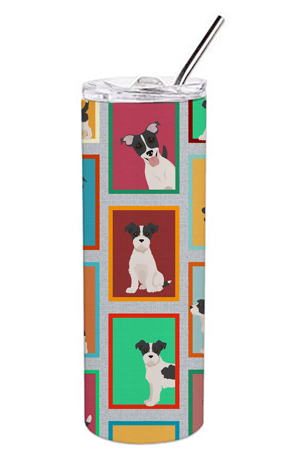 Buy this Lots of Jack Russell Terrier Stainless Steel Skinny Tumbler