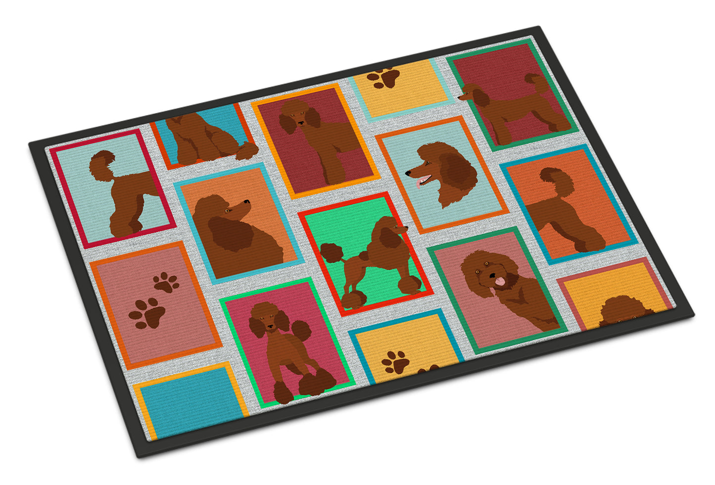 Buy this Lots of Chocolate Standard Poodle Doormat