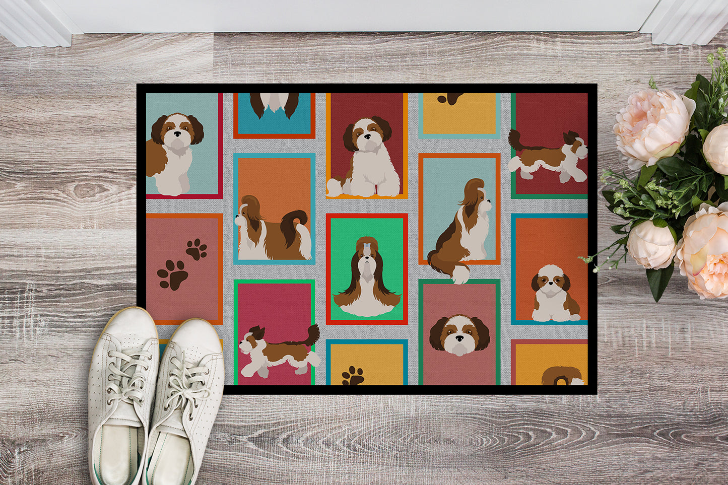 Lots of Shih Tzu Doormat