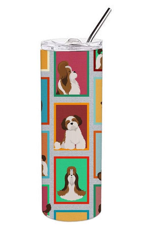 Buy this Lots of Shih Tzu Stainless Steel Skinny Tumbler